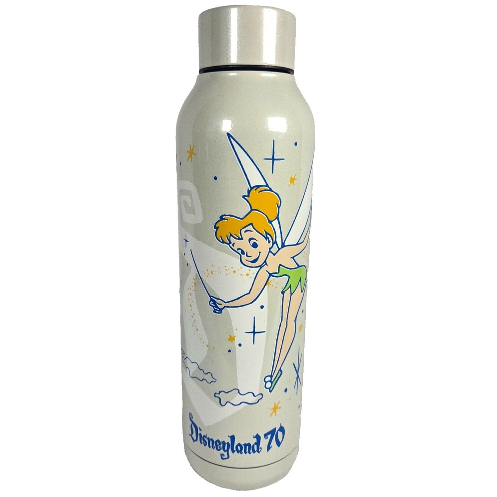 Tinker Bell Disneyland 70th Anniversary 21 Oz Water Bottle Disney Parks New